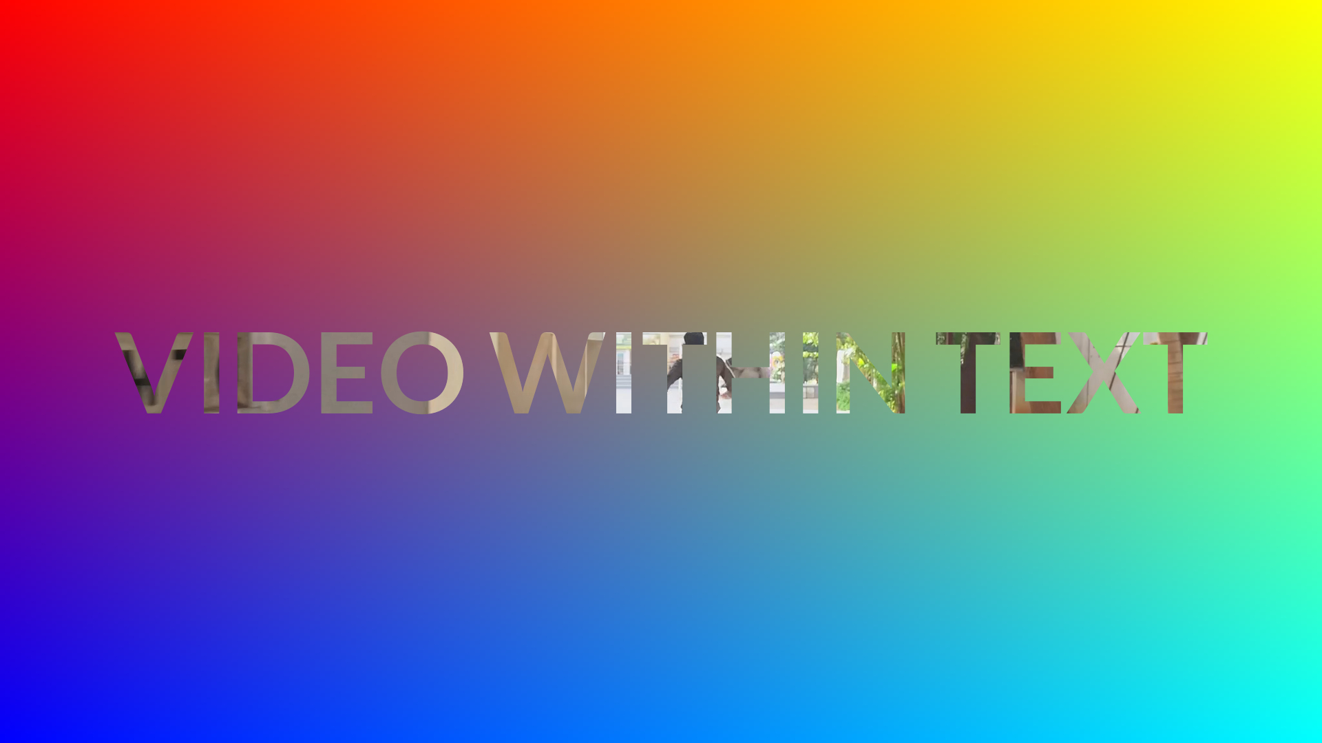 Video within text resolve